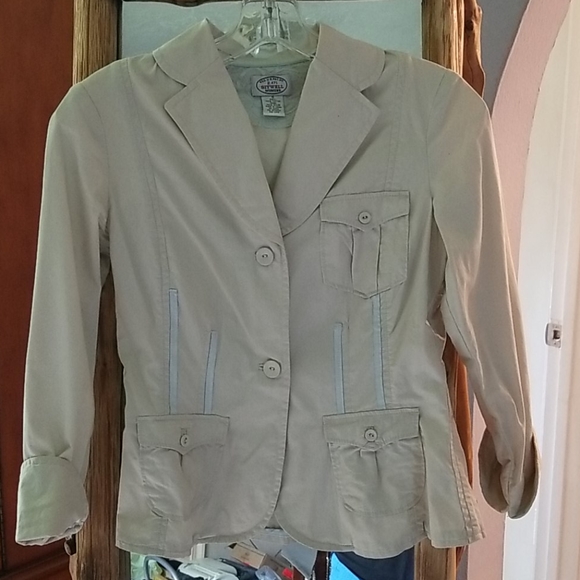 Anthropologie Sitwell cream jacket